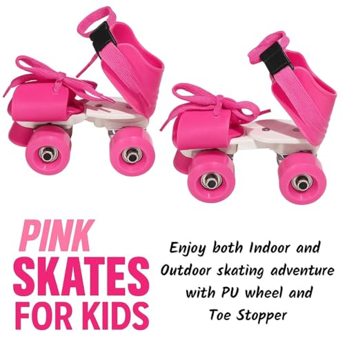 High Trusted Latest Designed Inline Roller Skating with Adjustable Size and Front Break Toys for 4 Years+ Kids Skates Size 5-12 UK - Multi Color - Image 2