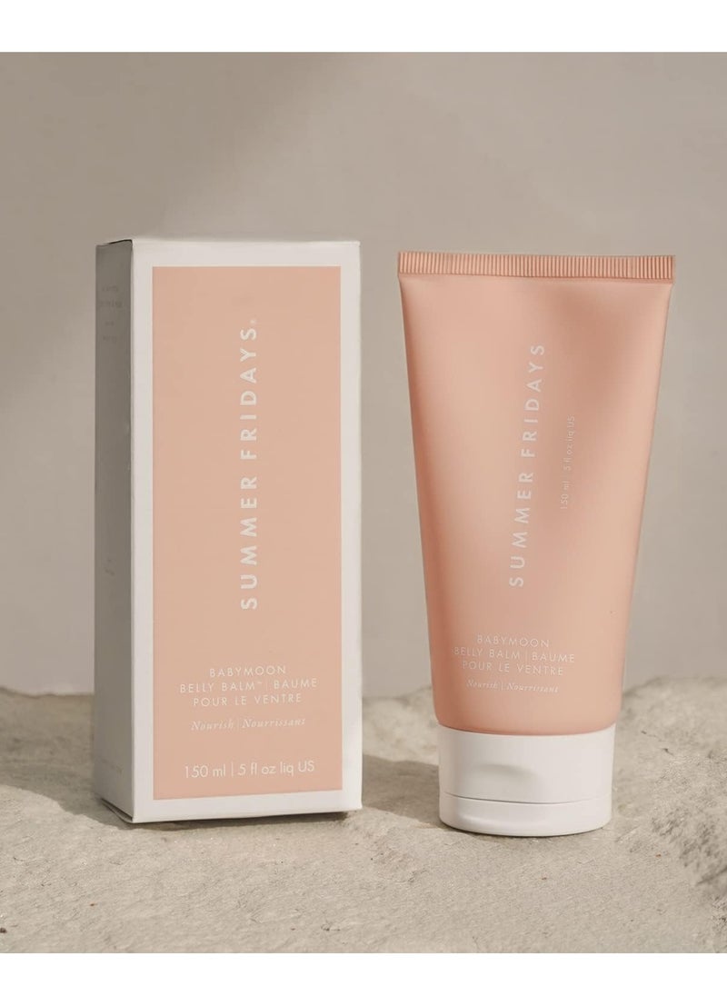 SUMMER FRIDAYS Summer Fridays Babymoon Belly Balm - Nourishing Body Balm with Vitamin E to Help Reduce the Appearance of Stretch Marks & Dry Skin (5 Fl Oz)  - Image 5