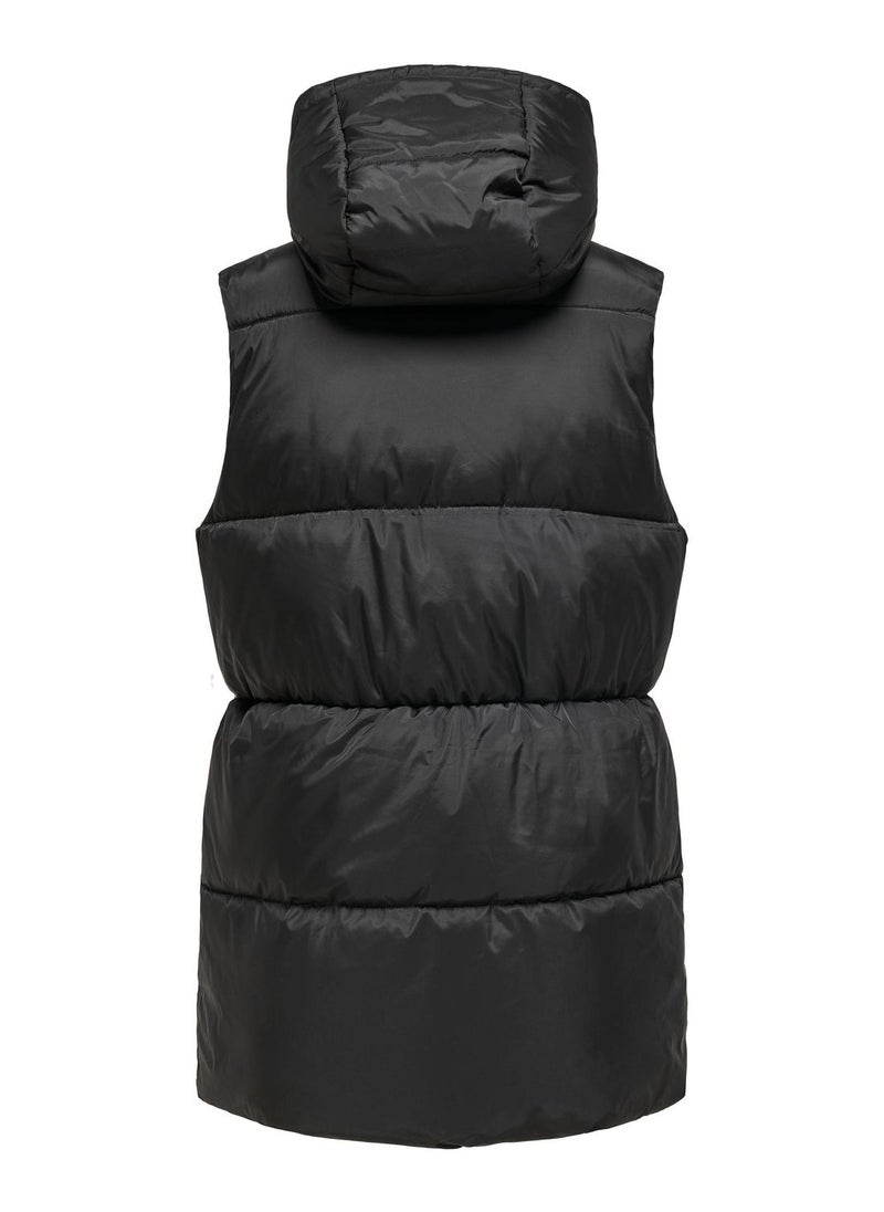 ONLY - High Neck Puffer Coat - Image 1