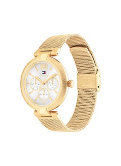 TOMMY HILFIGER Round Analog Women's Silver White Case Watch - 1782694  - Image 2