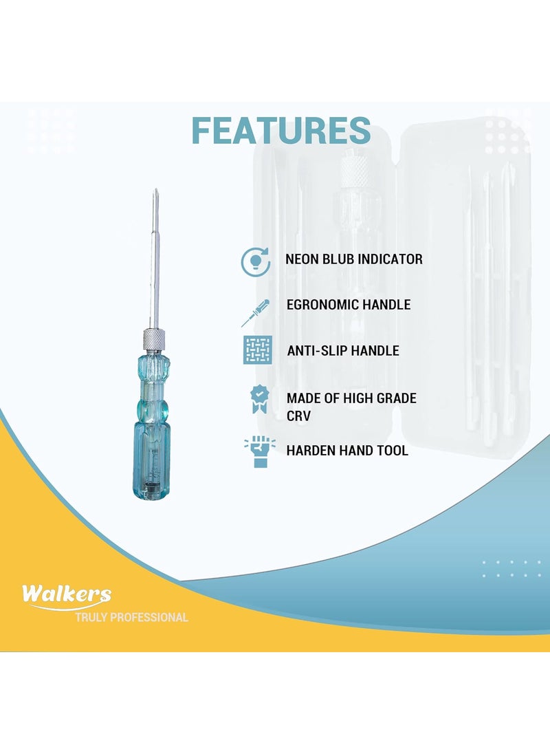 Walkers Walkers WKCB171M1 9 Pieces Full Hex Allen Key Kit Bolt Spanner Goti Wrench L Shape Repair Tool Set with 5in1 Screwdriver Kit for BikeBicycleCycleGuitar Allen Key Set  - Image 3