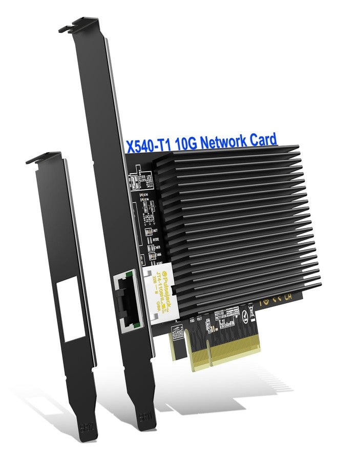 NICGIGA 10Gb Base-T PCI-e Network Card, Intel X540-T1 Controller, NICGIGA 10Gbps Ethernet Adapter with 10Gbe RJ45 Port ， 10G NIC Card, Support Windows/Windows Server/Linux/Vmware/ESX - Image 1