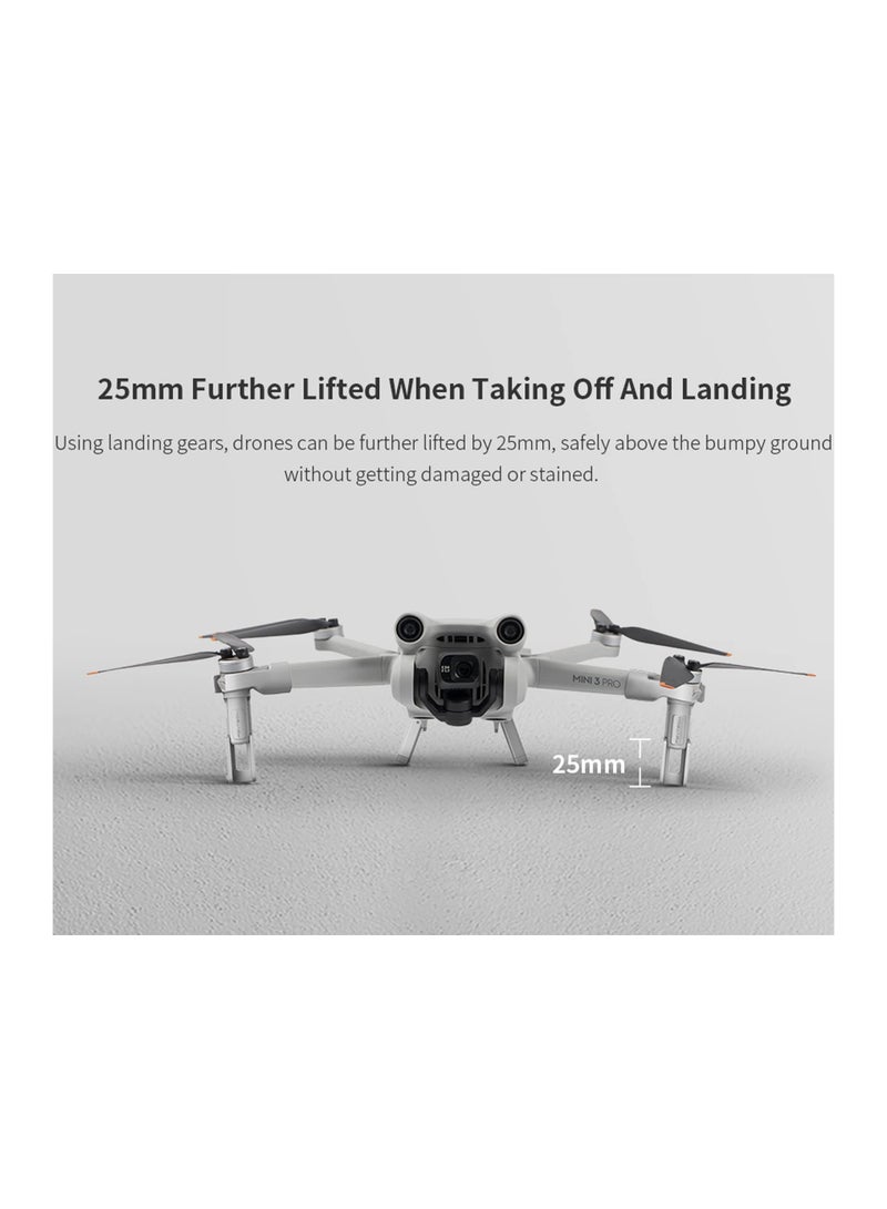 SOLARAE Landing Gear Extension Legs Kit Accessories for DJI Mini 3 Pro - Image 4