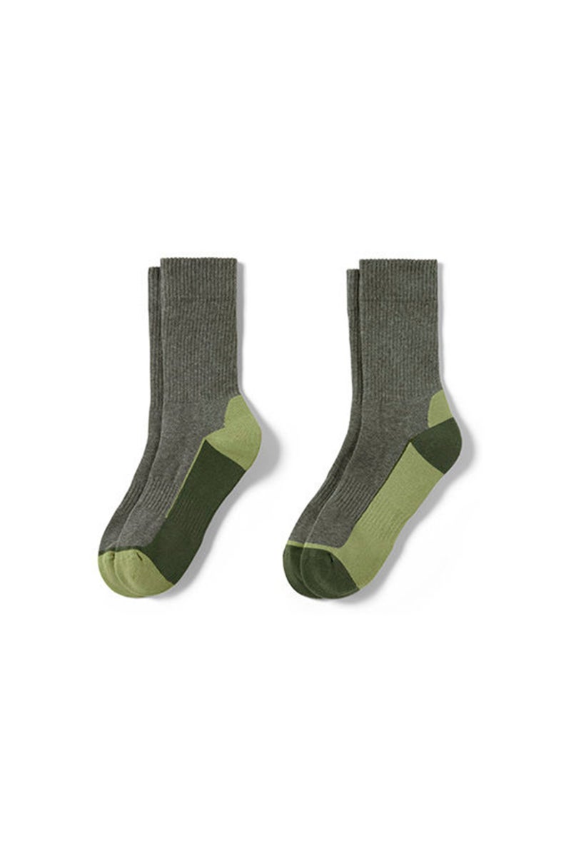 Tchibo Men 2 Pairs Textured Outdoor Socks, Multicolor  - Image 3
