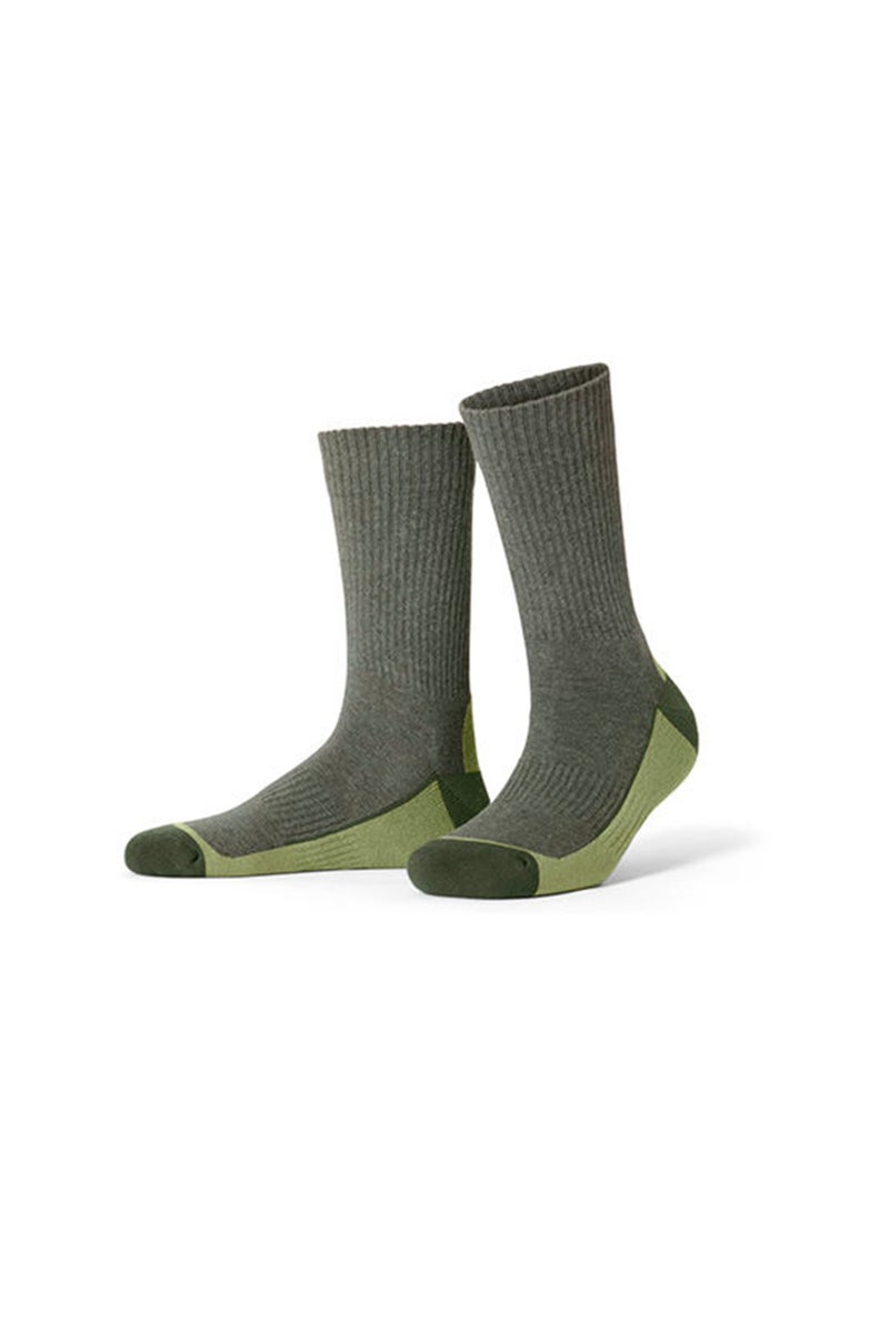 Tchibo Men 2 Pairs Textured Outdoor Socks, Multicolor  - Image 1
