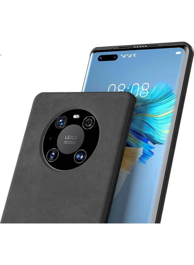 Hotfire Phone Case For Huawei Mate40 Pro, Huawei Mate40 Pro Protective Cover, Upgraded Skin-Like Lambskin Matte Lens Full Protection Silicone Case For Men And Women - Dark Night Green - Image 1