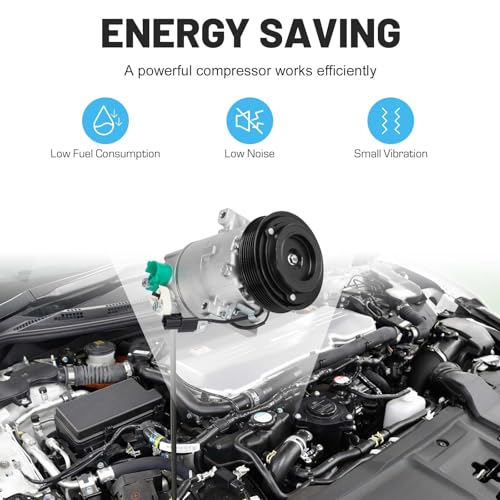 ILONPA ضاغط مكيف هواء جديد مع قابض لهيونداي إيلانtra L4 1.8L 2011 2012 2013، لكيا سول L4 2.0L 12 13، لCO11304C (2pin) - Image 4