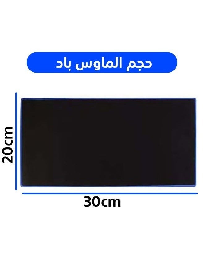 جي21 كيبورد ألعاب سلكي G21 بإضاءة خلفية ملونة USB مع ماوس ألعاب مريح عالي الدقة وماوس باد عملي – طقم متكامل للألعاب والعمل بتصميم رهيب - Image 3