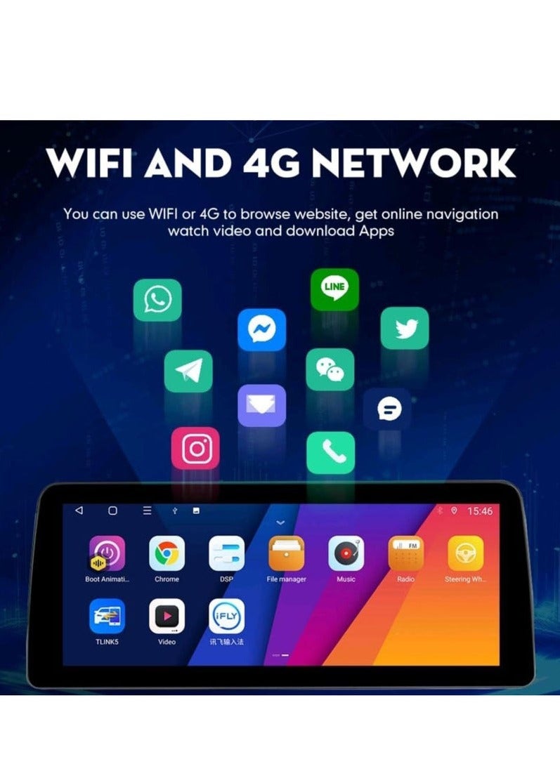 Raymos 12.3 inch Lexus Car Stereo Lexus IS 2006–2012  Android Screen Support Apple Carplay Android Auto Wireless 4GB RAM Fast Interface included 4G Wifi USB QLED ( 1280x720 ) - Image 4