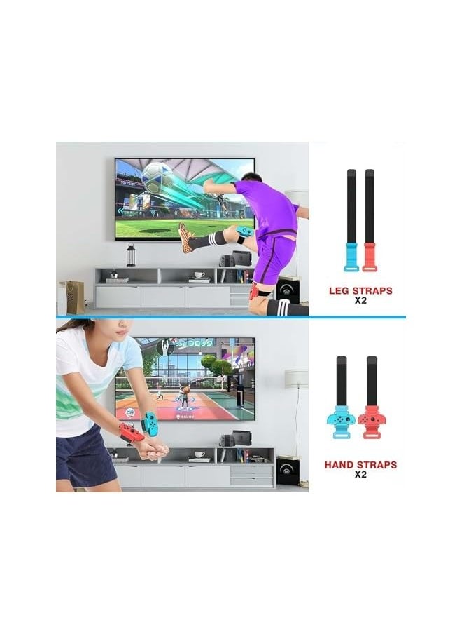PROMASS 18 in 1 Switch Sports Games Accessories Bundle for Nintendo Switch Games, Family Bundle Accessory Kit Compatible with Switch/Switch OLED Sports Games  - Image 4