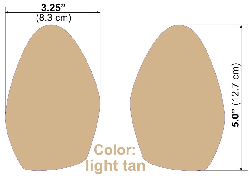 Soles2dance Stick-on Suede Soles for high-Heeled Shoes, with Industrial-Strength Adhesive Backing. Resole Old Dance Shoes or Convert Your Favorite Heels to Perfect Dance Shoes. [SUEDE-LA-tan-r01] - Image 2