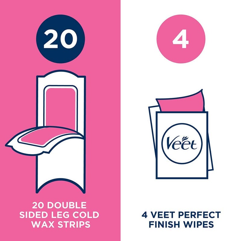 Veet Ready To Use Wax Strips Normal x 40 - Image 3