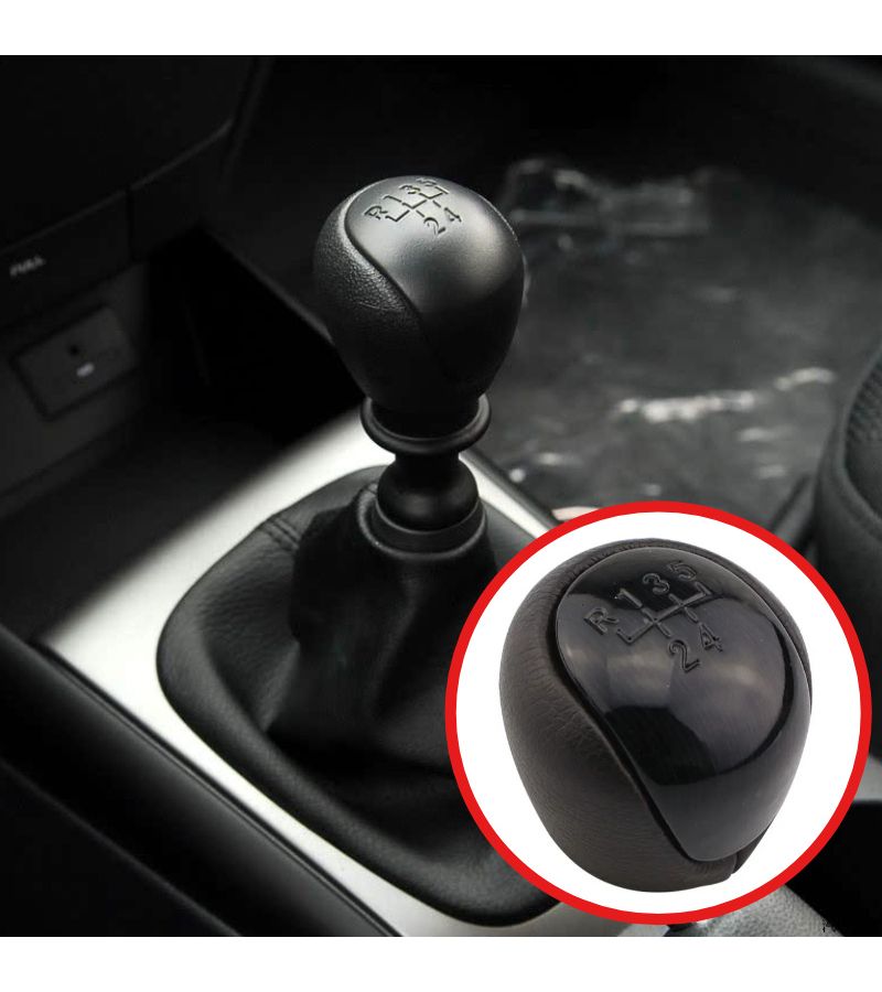 Bright Silvery 5 Speed Gear Shift Knob for Hyundai Elantra I30 Kia Forte Soul 2008 2013 - Image 4