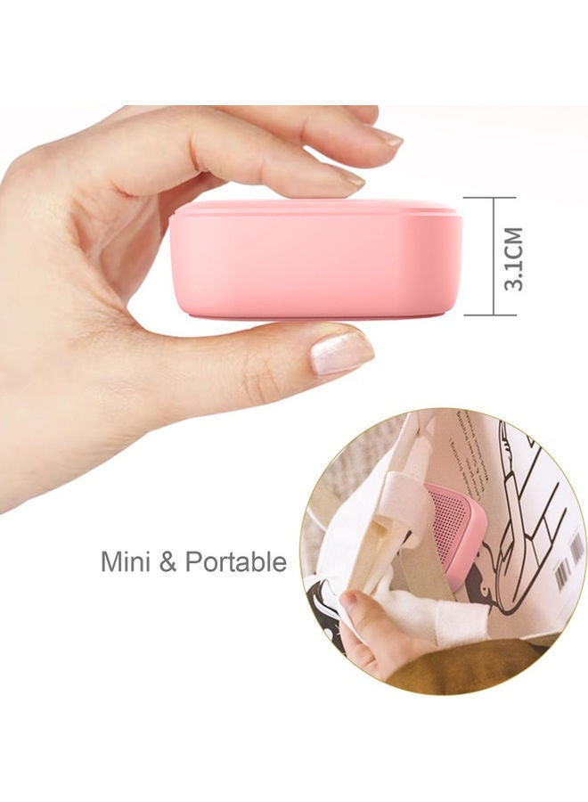 NIBEMINENT Portable Bluetooth Speaker LU-Q815-9 Pink - Image 3