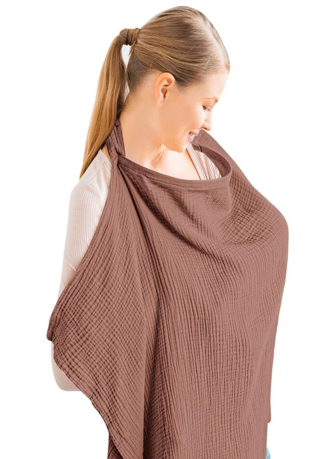 BYKOINE Breastfeeding Nursing Cover – Soft & Lightweight Feeding Scarf for Moms Feeding Cover for Baby – Breathable Nursing Scarf for Comfortable & Private Feeding (Multicolor) - Image 3