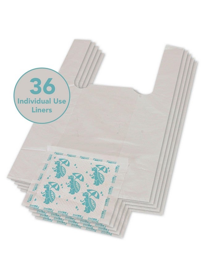 Kalencom Universal Potty Liners - Disposable Potty Liners for Toddlers - Absorbent and Leakproof - Compatible with Potette Travel Potty and Most Standard Toddler Potties - 36 Count - Image 1