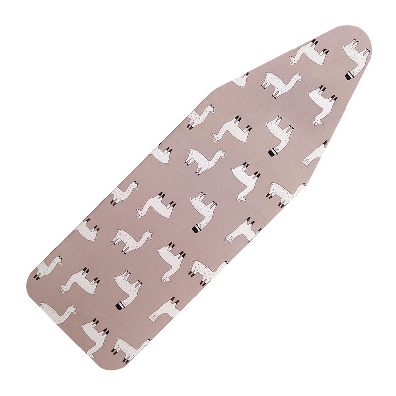 LCLW Ironing Board Cover and Pad 15 x 483 Pairs of Hook and Loop Fastener StrapsElastic EdgesCotton Iron Board Cover with Scorch Resistant Thick Padding