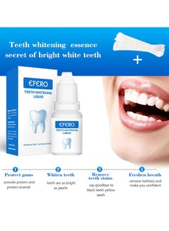 efero Teeth Whitening Essence Powder Clean Oral Hygiene Whiten Teeth Remove Plaque Stains Fresh Breath Oral Hygiene Dental Tools, Natural Teeth Whitener, Brightening, Removing Stains, Keeping Oral Fresh  - Image 3
