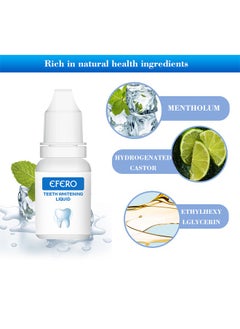 efero Teeth Whitening Essence Powder Clean Oral Hygiene Whiten Teeth Remove Plaque Stains Fresh Breath Oral Hygiene Dental Tools, Natural Teeth Whitener, Brightening, Removing Stains, Keeping Oral Fresh  - Image 4