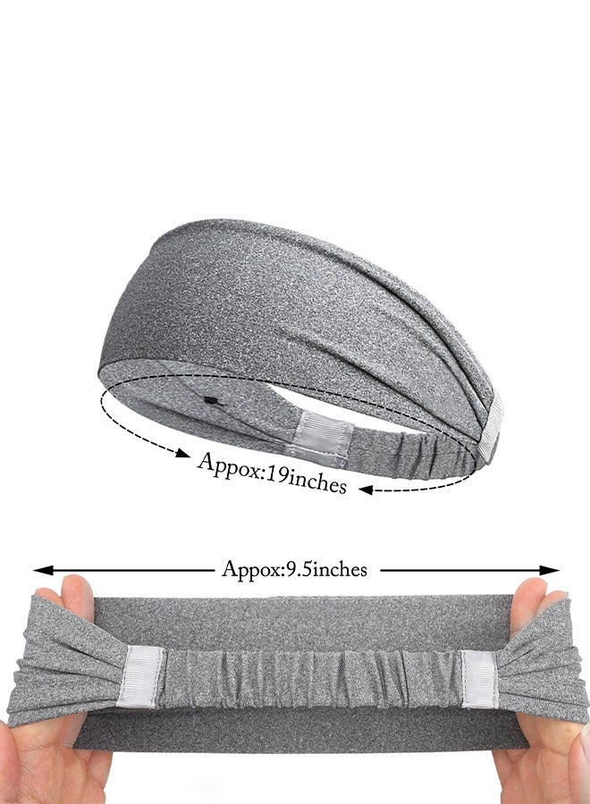 Generic Sport Stretch Hairband Headband Set of 3 Colours  - Image 2