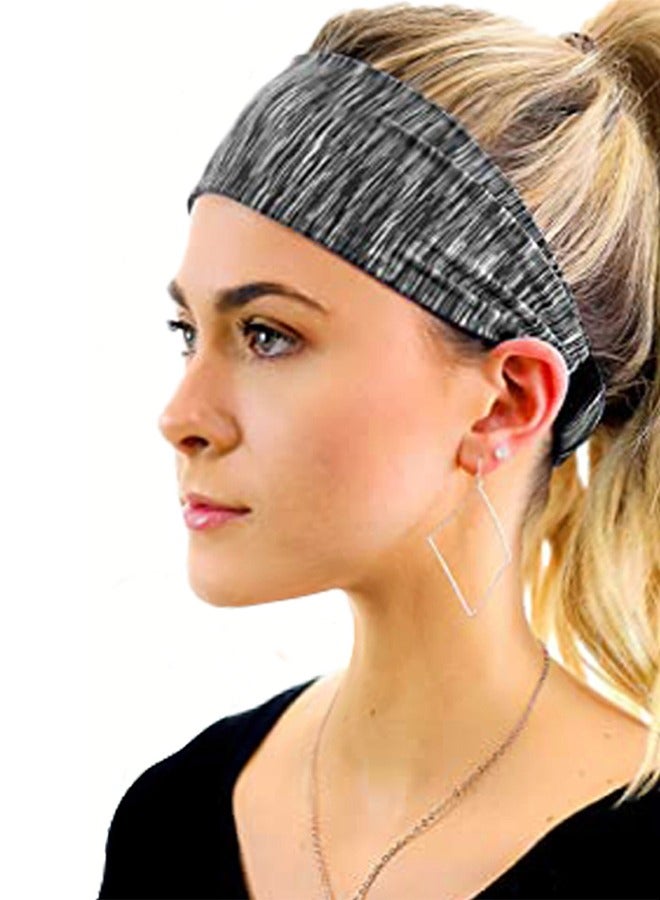 Generic Sport Stretch Hairband Headband Set of 3 Colours  - Image 4