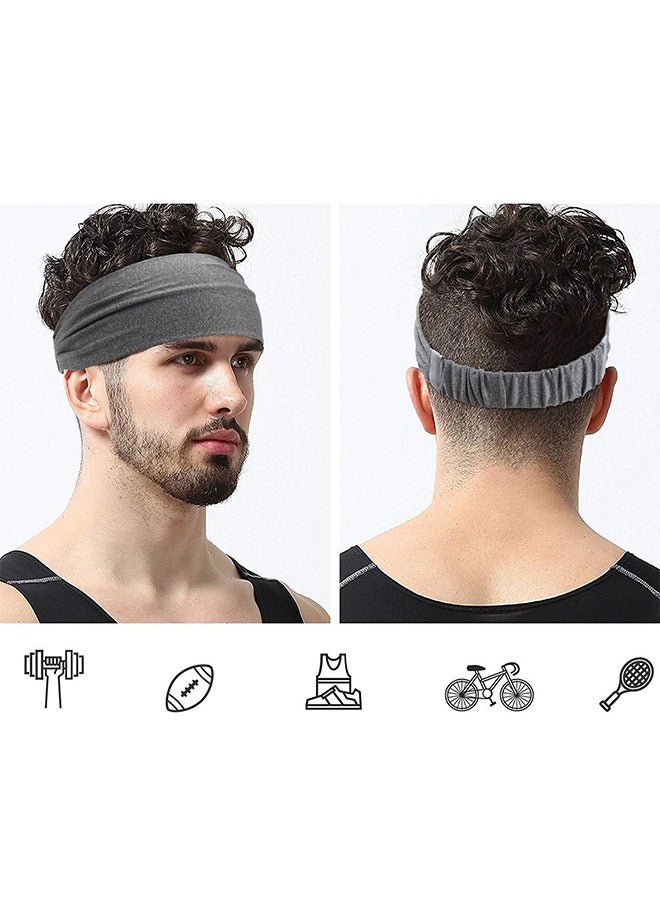 Generic Sport Stretch Hairband Headband Set of 3 Colours  - Image 5