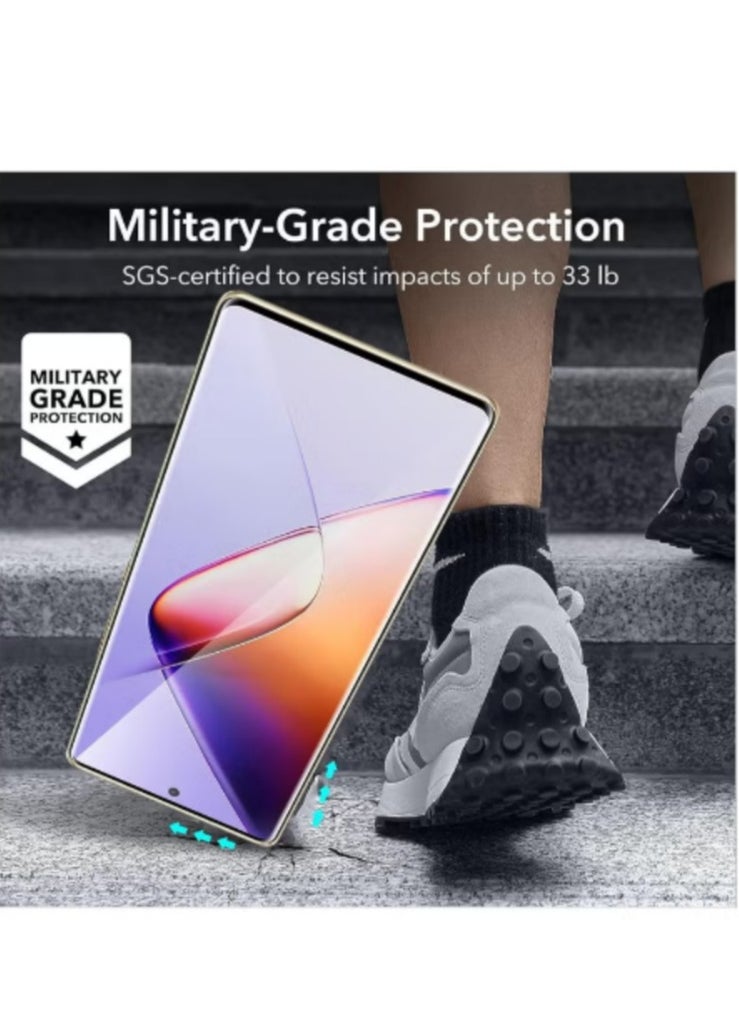 Screen Protector for Infinix Note 40 Pro 5G High Transmittance Glass Scratch Resistant Tempered Glass Tempered Glass, for Note 40 Pro/Infinix Note 40 Pro+ 5G Screen Protector,9H Hardness High Definition Full Covered Curved Clear Scratch Resistant Bubble Free Anti-Fingerprints