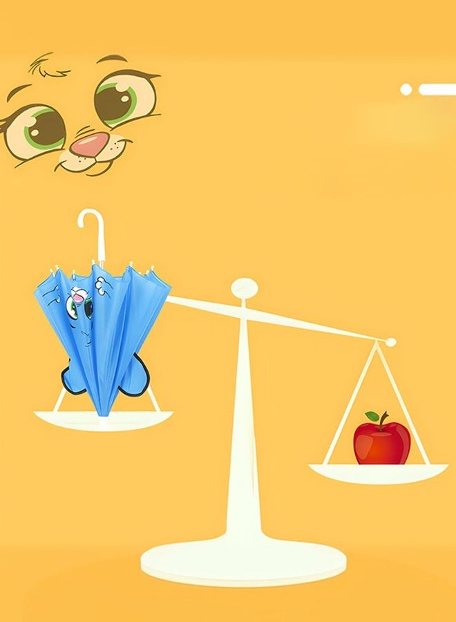 1 قطعة ، مظلة أطفال (زرقاء) ، مظلة كرتونية ، معدات مطر للطلاب ، مظلة فتح وإغلاق تلقائية ، مظلة للأطفال ، مظلة مانعة لتسرب الماء ، مظلة أطفال ، مناسبة للسفر ، مدرسة. - Image 2