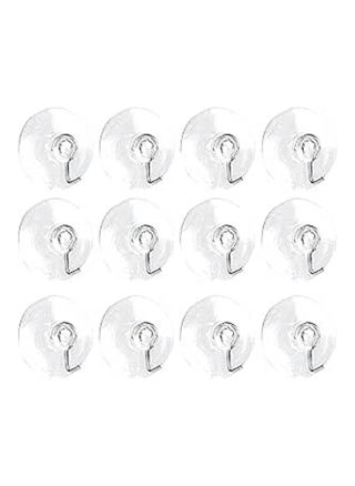 Clear Silicone Hooks with Suction Valves and Metal Hooks - 12 Pieces - pzsku/Z41AE5E1388A69FF86511Z/45/_/1730743939/edf5272b-6d42-4770-a4bf-3b24a094186c