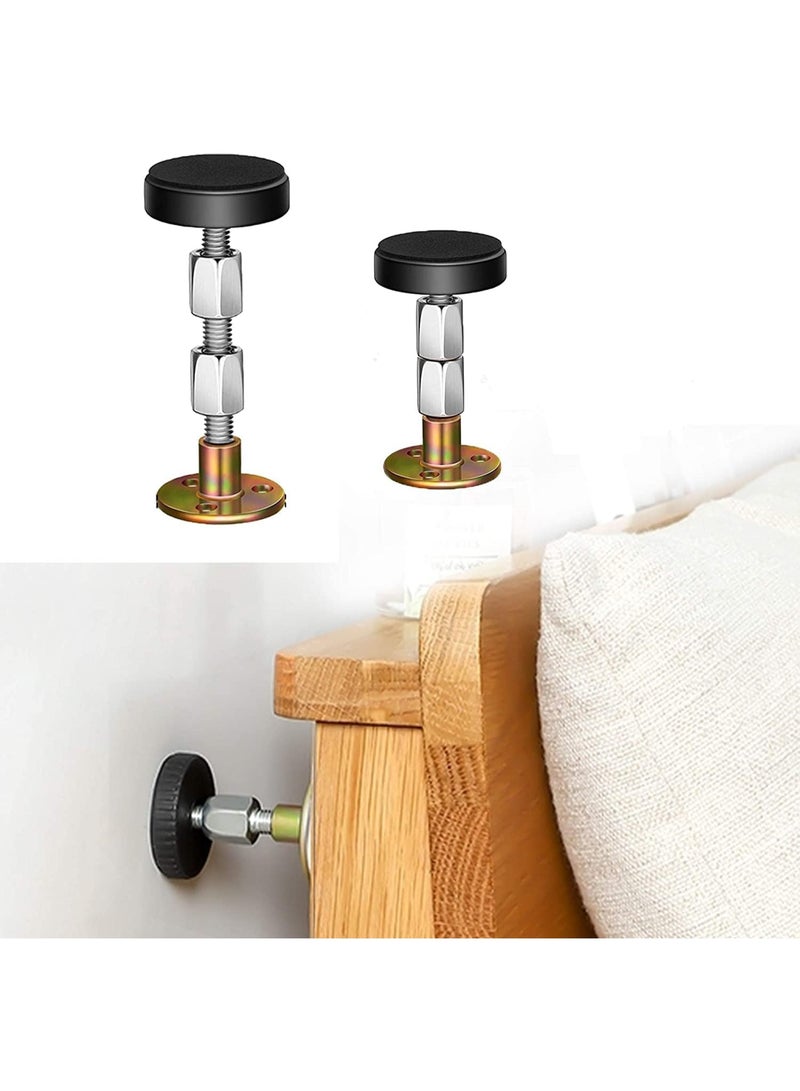 Anti-vibration bed bumper set of 2 pieces - adjustable for bed headboards, sofas, couches, drawers and doors - Image 1