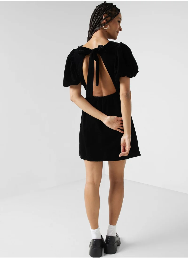 Miss Selfridge Tie Detail Knitted Dress