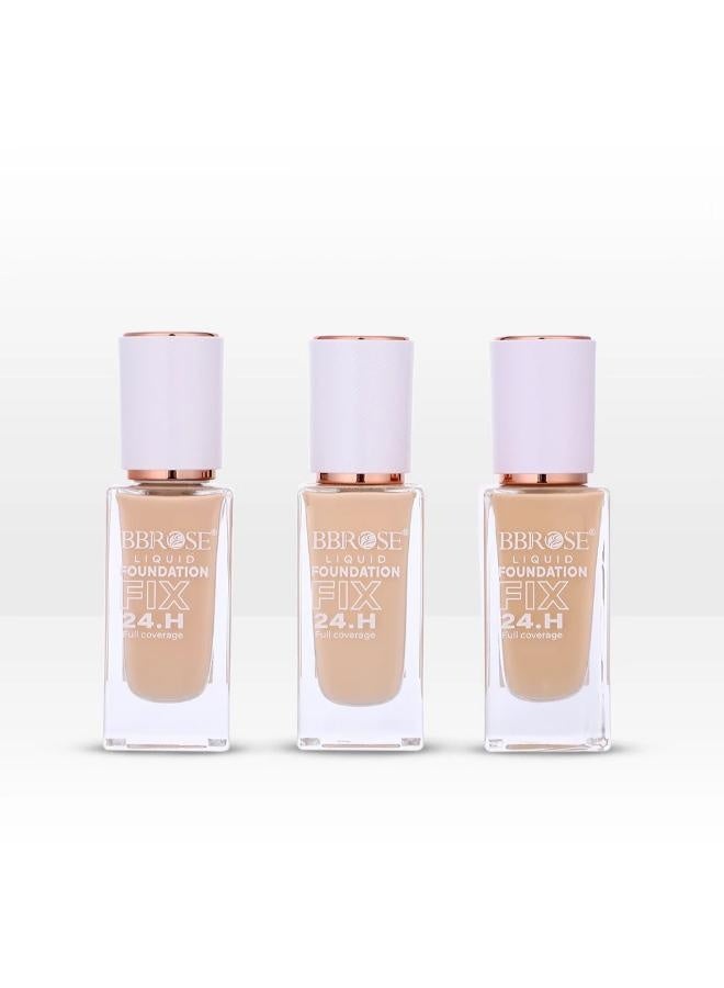 BBROSE Liquid Foundation FIX 24H Full Coverage NO.3 - Image 4