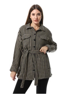 Houndstooth Long Sleeves Jacket - pzsku/Z41AE8304DF60C3BFE050Z/45/_/1729773082/e5db596a-6ce5-4f7e-974b-5bb94d65c2be