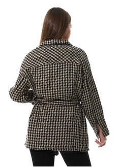 Houndstooth Long Sleeves Jacket - pzsku/Z41AE8304DF60C3BFE050Z/45/_/1729773092/0ea0b093-18e5-4921-81f7-0a43df6d1687