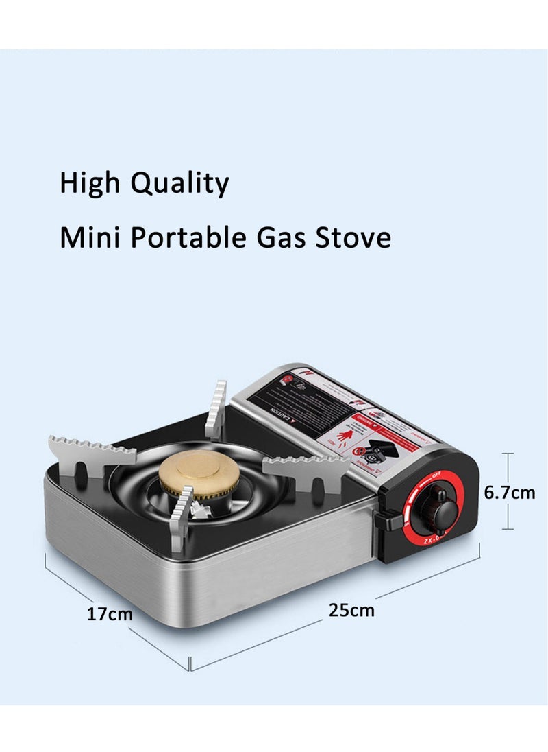 Captaintech High Quality Mini Portable Gas Stove for Camping and Home with Carrying Case - Image 2