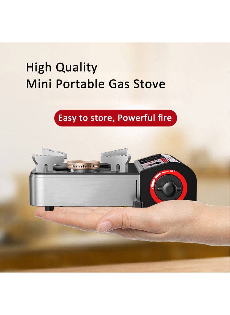 Captaintech High Quality Mini Portable Gas Stove for Camping and Home with Carrying Case - Image 3