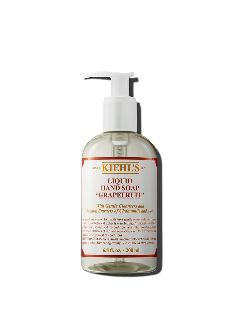 Kiehl's Grapefruit Liquid Hand Soap, Scented Hand Wash to Soothe & Condition Skin, Non-drying, with Coconut-derived Cleansers, Vitamin E & Botanical Extracts, All Skin Types, Grapefruit Citrus Scent - pzsku/Z41AEB4479BF2751F0148Z/45/_/1740635351/383abd3c-6af4-4fda-811a-e91987467b0c