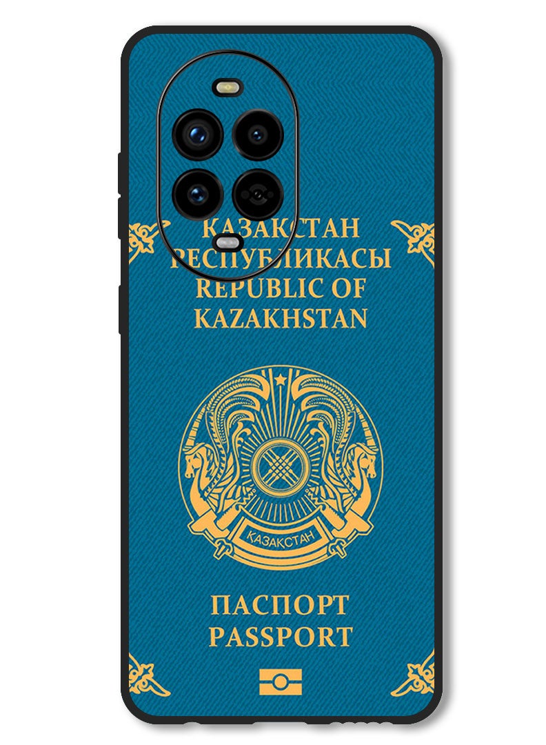 Theodor Case Compatible with Huawei Nova 13 Pro Protection Shockproof Bumper Cover Kazakhstan Passport - Image 1