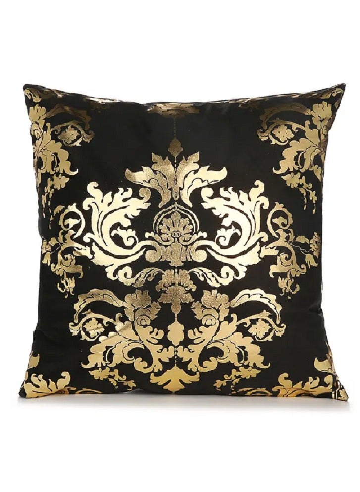 دولتري أغطية وسائد مقاس 18 × 18 بوصة لديكور المنزل بختم ساخن غطاء وسادة أريكة (نمط النعيم الشرقي) - Image 1