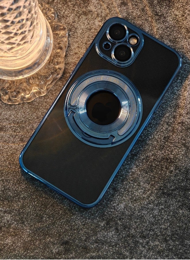 ShebSheb iPhone 15 Case, Clear Magnetic Phone Cases with Camera Lens Protector [Compatible with MagSafe] Soft TPU Slim Shockproof Protective Cover Women Girls  - Image 5