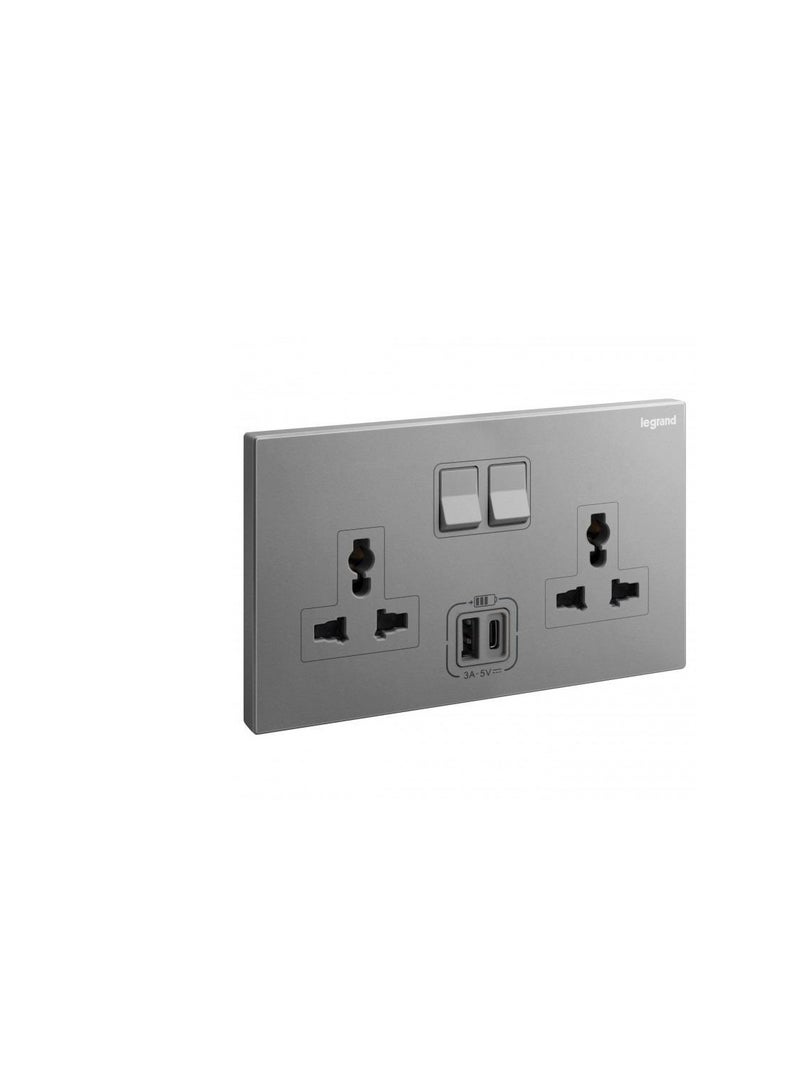 ليجراند ملمي من ليجراند، جيجا من النوع نوع، جاليون فضي داكنقبس كهربائي عا