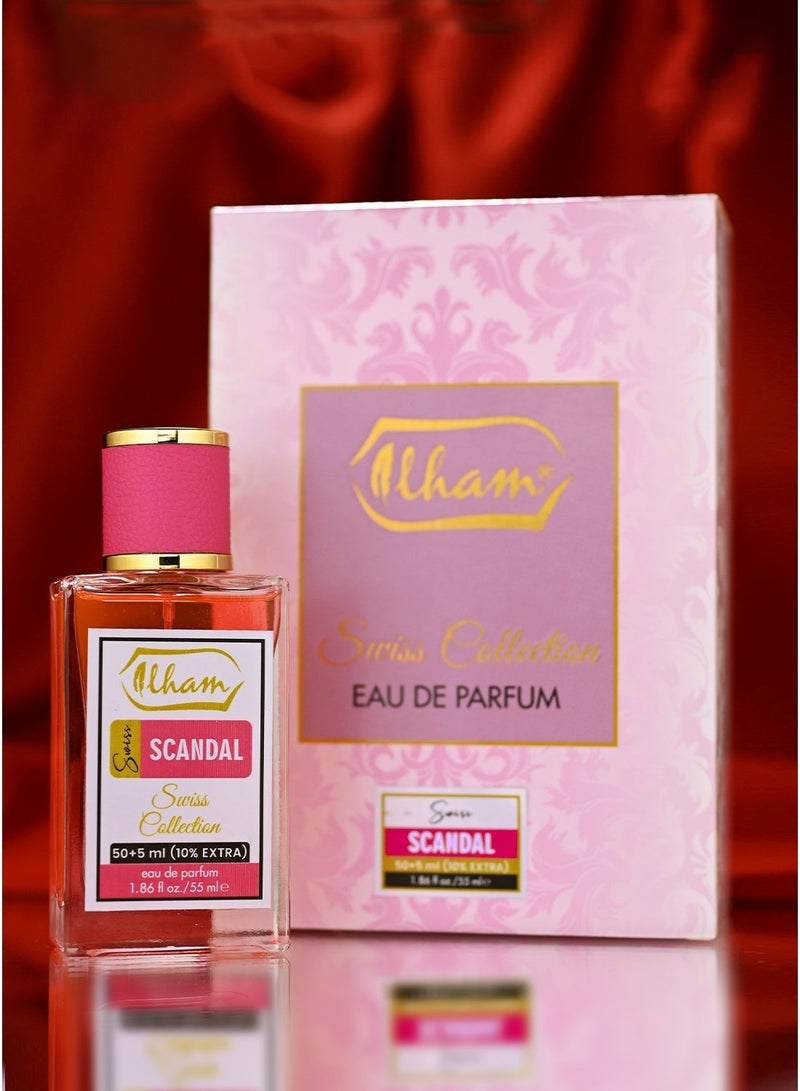 عطور إلهام  سويس سكامدال (50 مل + 5 مل) 10٪ إضافي – 55 مل إدو برفيوم للنساء - Image 1