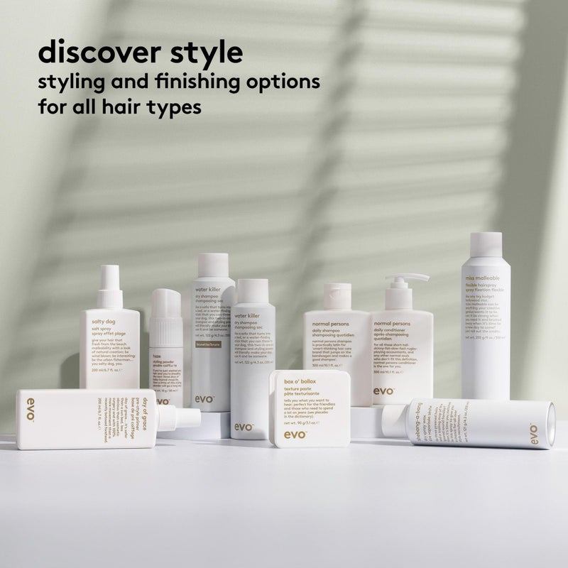 EVO Helmut Extra Strong Lacquer - Travel Size Hairspray For Complete Style & Shape Control, High Shine Finish & No Residue - 1.6oz - Image 4