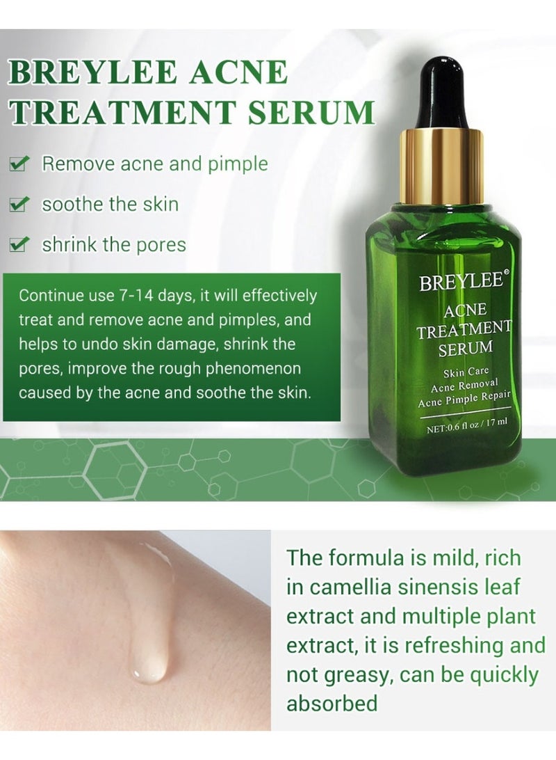 Breylee Tea Tree Oil Acne Repairing Serum 17ml— Clears Acne, Fades Blemishes, Soothes and Controls Oil. - Image 2
