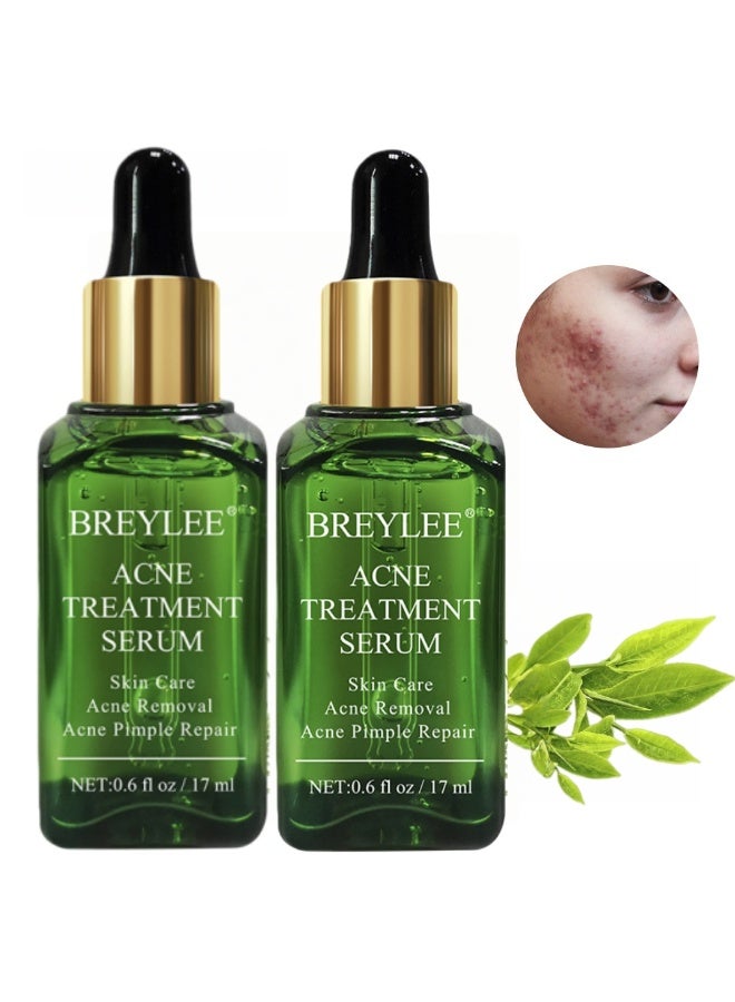 Breylee Tea Tree Oil Acne Repairing Serum 17ml— Clears Acne, Fades Blemishes, Soothes and Controls Oil. - Image 1