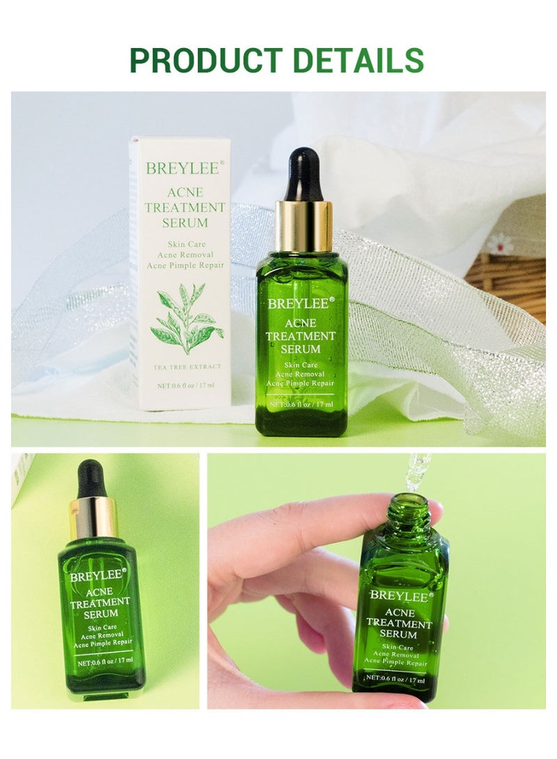 Breylee Tea Tree Oil Acne Repairing Serum 17ml— Clears Acne, Fades Blemishes, Soothes and Controls Oil. - Image 4