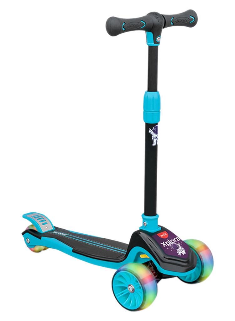 Moon Xplora Baby Scooter Rear Foot Brake Adjustable Handle Height Blue 62 x 52 x 60cm - Image 1