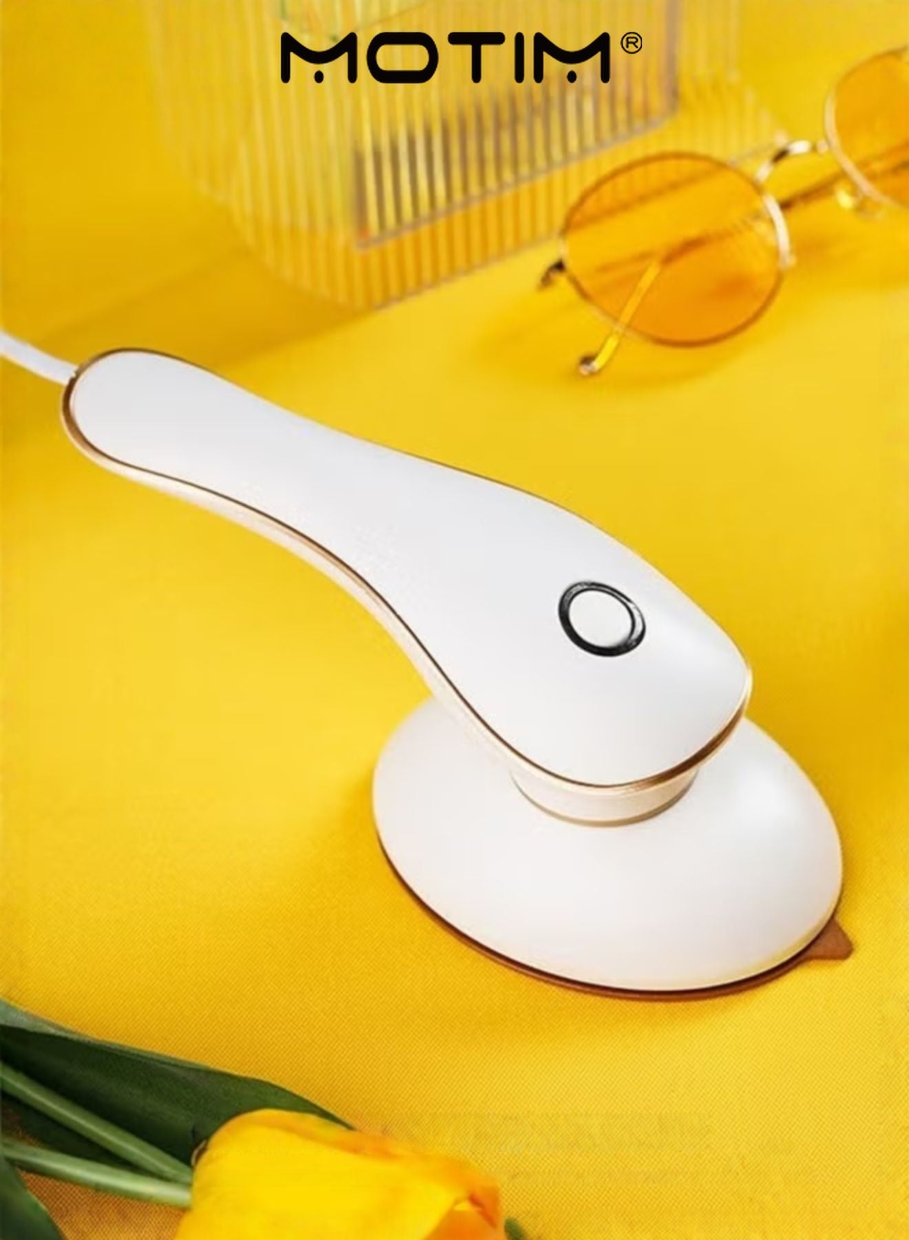 Mini Iron for Clothes Portable Handheld Steam Iron Non-Stick Ceramic Soleplate Fast Heating 360° Ironing Machine for Home Business Traveling