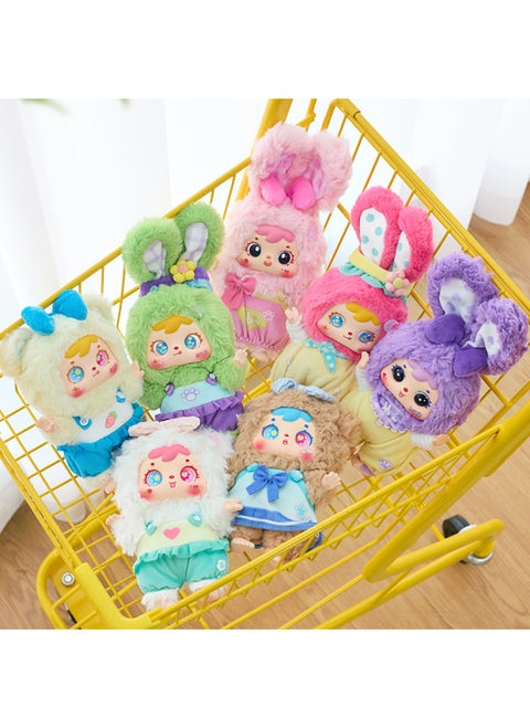 Three Small Wool 400 Body Second Generation Bear Rabbit Happy Picnic Plush Blind Box Cute Tide Play Plush-Color:The Happy Picnic With Three Little Hairy Bears (please Take 6 Pictures Of The Whole Box)