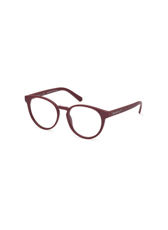 GANT Ga3265 Round Injected Frames For Unisex Size 53, Matte Bordeaux - Image 1